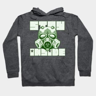 Stay Inside Gas Mask Hoodie